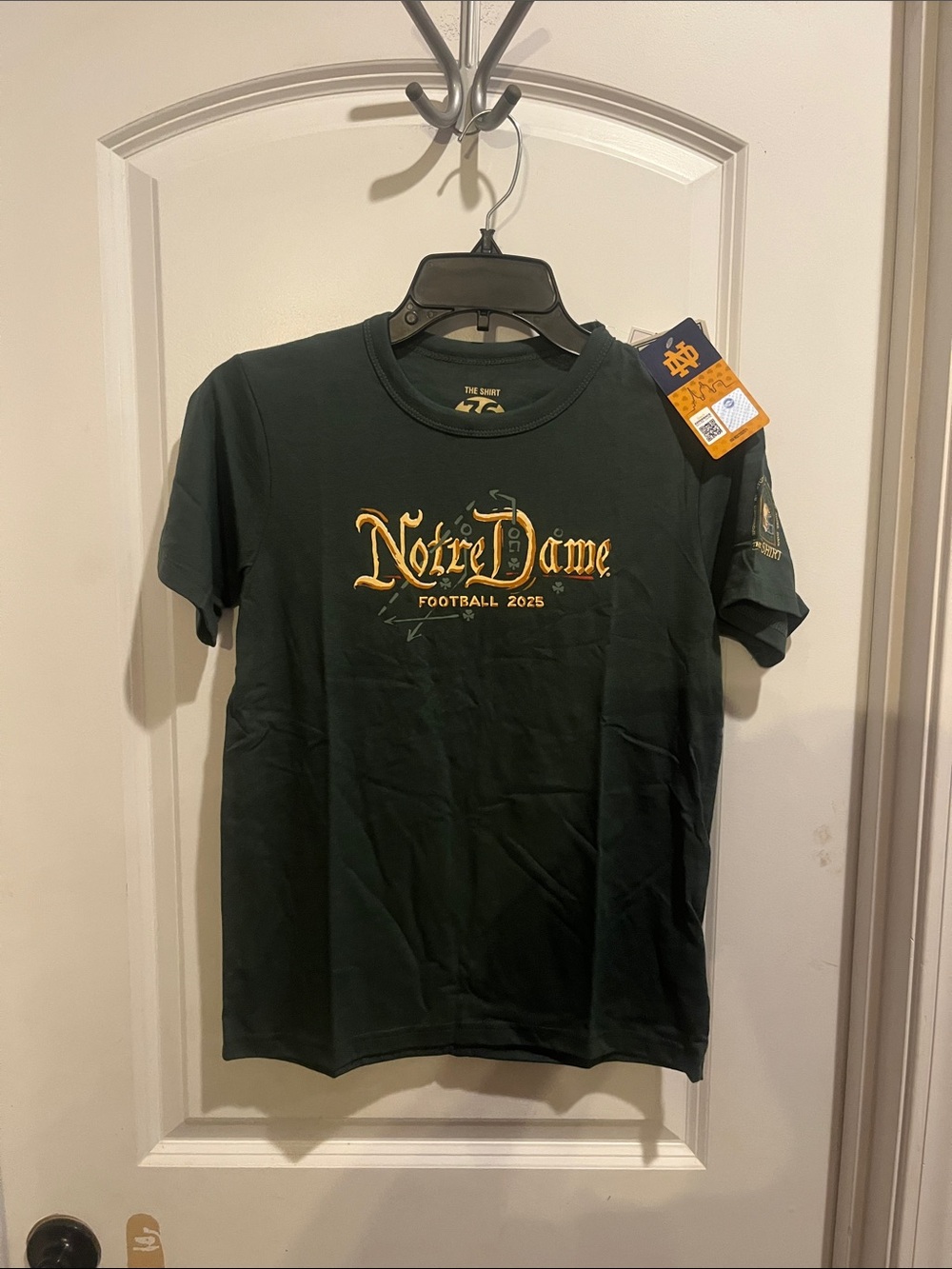 Youth Green Football 2025 Graphic T-Shirt